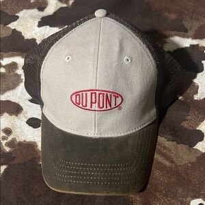DuPont Leather Billed Hat